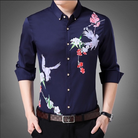 Other - 🔥 🔥 HP 5/17 🔥 50% OFF Men’s Floral Button Shirt